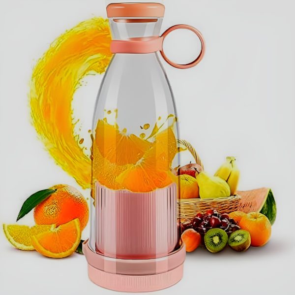 Mini Portable Blender Rechargeable Electric Fruit Juicer Mixers Rechargeable – 420ml ( Random Color )Mini Portable Blender Rechargeable Electric Fruit Juicer Mixers Rechargeable – 420ml ( Random Color )
