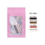 Makeup pen 4 in 1 eyebrow pencil waterproof long lasting easy color eyebrow lip highlighter pen sweatproof makeup cosmetic tool ardrop27315619