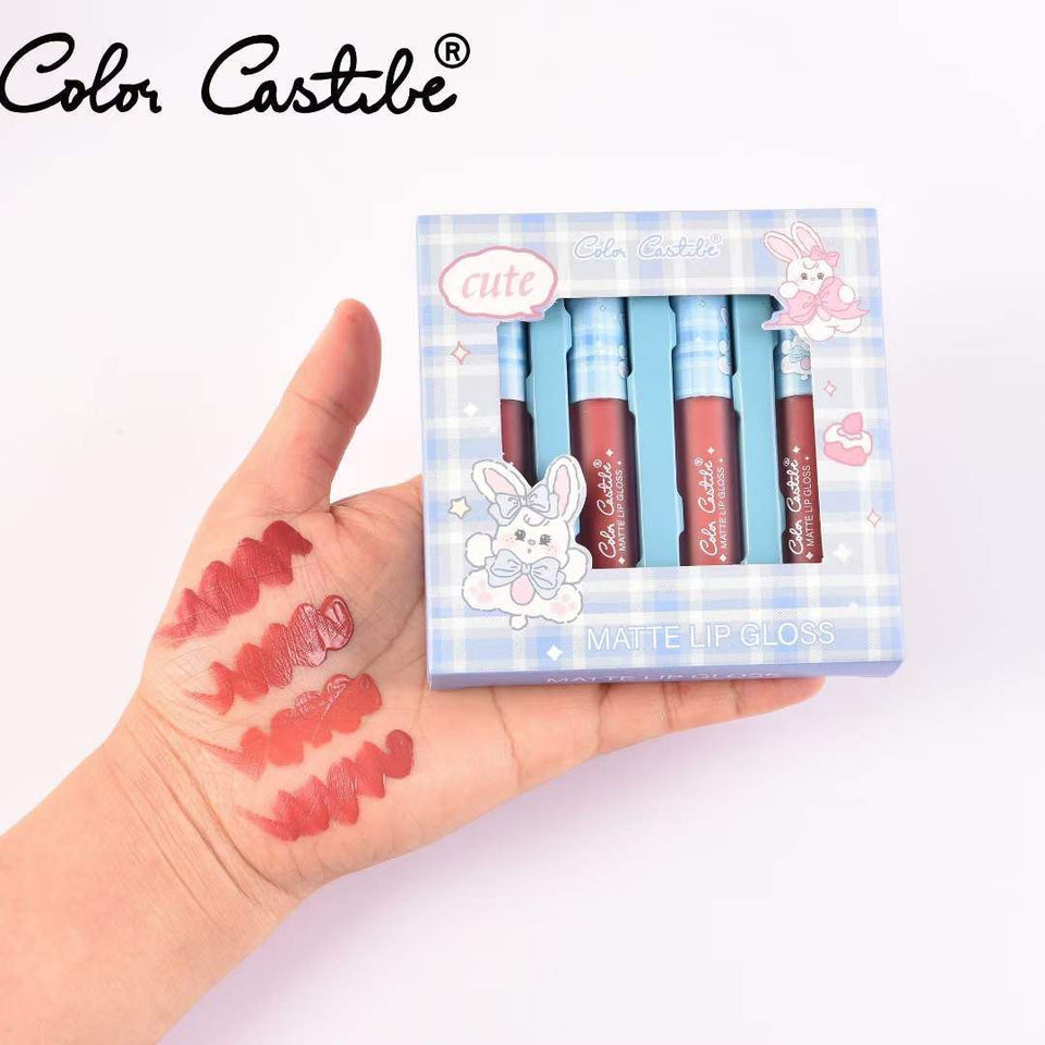 4 pcs color castle lip gloss