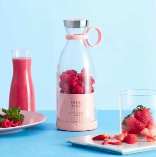Mini Portable Blender Rechargeable Electric Fruit Juicer Mixers Rechargeable – 420ml ( Random Color )Mini Portable Blender Rechargeable Electric Fruit Juicer Mixers Rechargeable – 420ml ( Random Color )