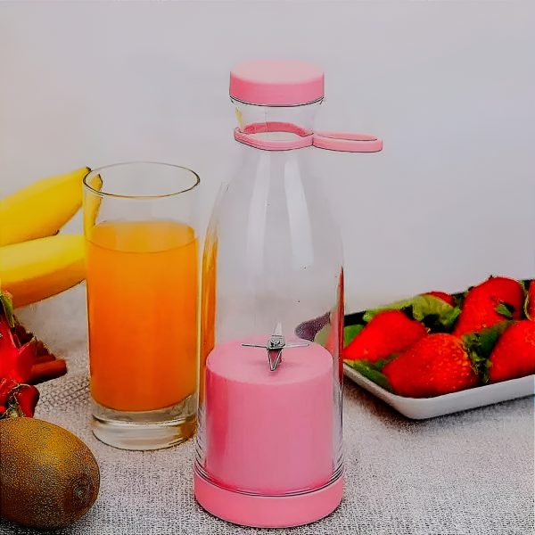 Mini Portable Blender Rechargeable Electric Fruit Juicer Mixers Rechargeable – 420ml ( Random Color )Mini Portable Blender Rechargeable Electric Fruit Juicer Mixers Rechargeable – 420ml ( Random Color )