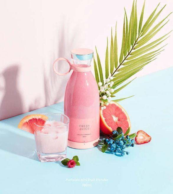 Mini Portable Blender Rechargeable Electric Fruit Juicer Mixers Rechargeable – 420ml ( Random Color )Mini Portable Blender Rechargeable Electric Fruit Juicer Mixers Rechargeable – 420ml ( Random Color )