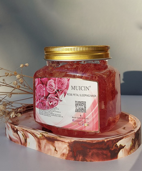 Muicin Natural Rose Petal Day And Night Sleeping Mask 280g