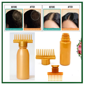 (pack Of 20) Hair Dye Bottle | Hair Oil Applicator Bottle, Root Oiling Comb Bottle For Hair Coloring, Shampoo, Oiling, Dye, And Scalp Treatment For Home & Commercial ( Empty Bottle)
