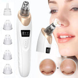 Upgraded blackhead remover vacuum facial pore cleaner electric acne comedone whitehead extractor tool 5 probes for women and men ardrop27068561